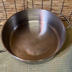 決まりました【使用少】プロ用・食品事業者・業務用 TKG PRO 外輪鍋 34cm 電磁調理器対応 ステンレススチール の画像