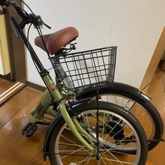 折りたたみ自転車です。の画像