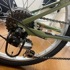 折りたたみ自転車です。の画像