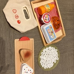 おままごとキッチン　木製　中古の画像