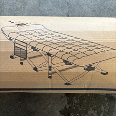 キャンピングベッド☆未使用品の画像