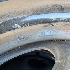 スチールホイール付きタイヤ4本セットの画像