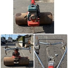 クボタ　T-50型　SHIBAURA シバウラ　GEF22RE 最大6馬力　テーラー　ティラー　麦踏　ローラー　麦踏機　タイヤ付きの画像