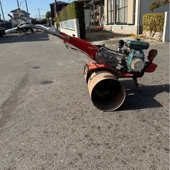 クボタ　T-50型　SHIBAURA シバウラ　GEF22RE 最大6馬力　テーラー　ティラー　麦踏　ローラー　麦踏機　タイヤ付きの画像