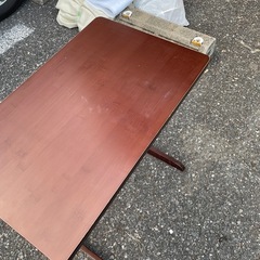 Z型ソファテーブル サイドテーブルの画像