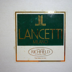 ☆▲たち吉　ビアーグラス　RICHFIELD　LANCETTI　ビールグラス　グラス　コップ　食器　ガラス　5個セット　gの画像