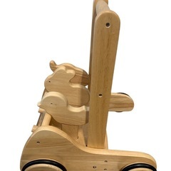 手押し車　木製　赤ちゃんの画像