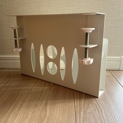 （受付終了）ノートパソコンスタンド デスク下収納 白の画像