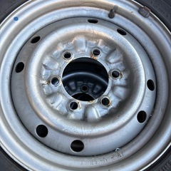 スチールホイール付きタイヤ4本セットの画像