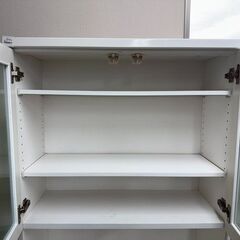 J3280【リユースのサカイ柏店】　NITORI　ニトリ　キッチンボード　食器棚　ダリア80KB　クリーニング済みの画像