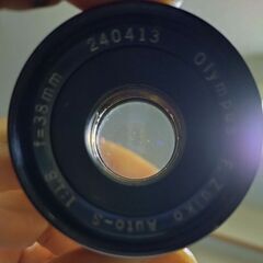 レンズは優良 曇りなし OLYMPUS オリンパス F.ZUIKO AUTO-S 38mm F1.8 の画像