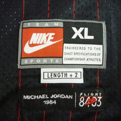 ☆▲NBA　ブルズ　JORDAN　マイケル・ジョーダン　ジャージ　ストライプ　ナイキ　Nike　Bulls　バスケットボール　スポーツ　バスケ　iの画像