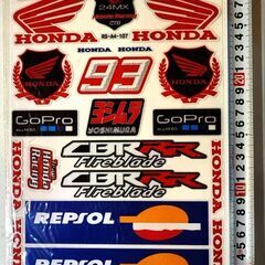 バイク用シール2枚の画像