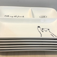 【年末断捨離中】陶器 プレートセットの画像