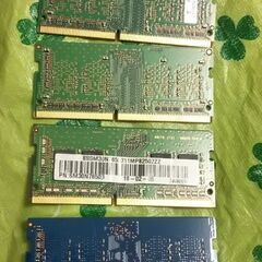 【動作確認済】ノートPC用 DDR4メモリ  4G 4枚 の画像