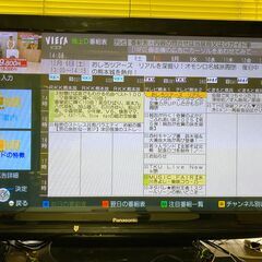 Panasonicテレビとビデオレコーダーのセット(中古品）の画像