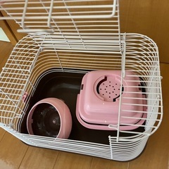 ハムスター籠ケージ【ほぼ新品】の画像