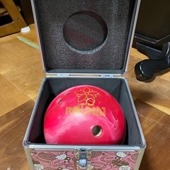 キティ柄ROUND1🎳ボウリングボールケースの画像