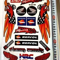 バイク用シール2枚の画像