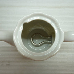 ☆▲電気湯沸かしポット　陶器　カップ　食器　アンティーク　レトロ　時代物　電気ポット　ポット　湯沸かし器　ケトル　e　の画像
