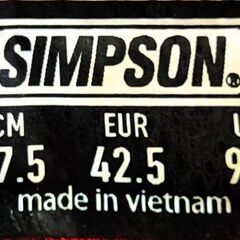 SIMPSONブーツ27,5cmの画像