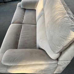 【美品/引取歓迎】レイコージャパン製 3人掛けソファ SHEER 8279 (FAB) 撥水生地の画像