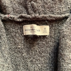 Abercrombie & Fitch M ダークグレー カーディガンの画像