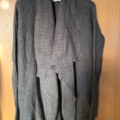Abercrombie & Fitch M ダークグレー カーディガンの画像