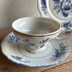 ドレスデン　ケーキ皿.珈琲カップの画像