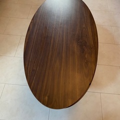 おしゃれこたつ　ブラウン　傷、少しありの画像