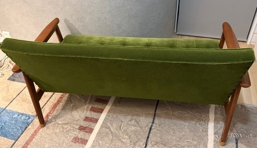 カリモク60 Kチェア　モケットグリーン