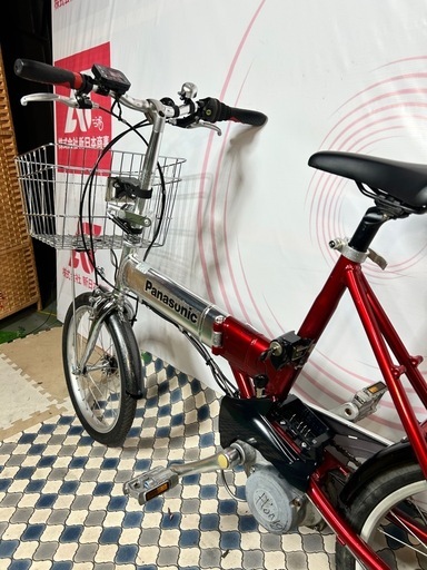 No.581パナソニックオフタイム BE-EHW07外装7段変速 折り畳み (阿世知