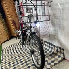 No.581パナソニックオフタイム BE-EHW07外装7段変速 折り畳みの画像