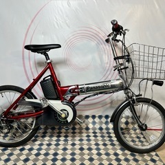 No.581パナソニックオフタイム BE-EHW07外装7段変速 折り畳みの画像