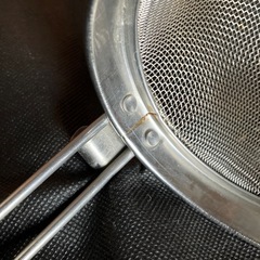 味噌　こし器　約　長さ25㎝　直径10㎝　※ 使用感大　何かの道具にの画像