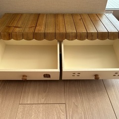 （受付終了）3COINS おうち モニタースタンド デスク収納  の画像