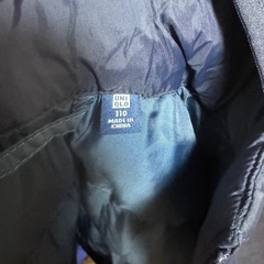 【美品】ユニクロ　110 ダウン の画像