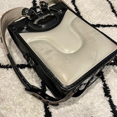 カワノバッグ・牛革ランドセル　黒の画像