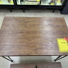 J3285【リユースのサカイ柏店】　ダイニングテーブルセット　椅子4脚付　クリーニング済みの画像