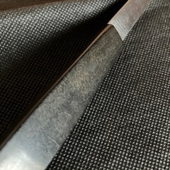 おたま　プラスチック　黒　長さ　約30㎝　※使用感大 　何かの道具にの画像