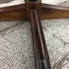 【カリモクの円卓テーブル】ダイニングテーブル カリモク　karimoku　コロニアル　ラウンドテーブル 円卓 円形　食卓テーブル リビングテーブル ：ブラウンの画像