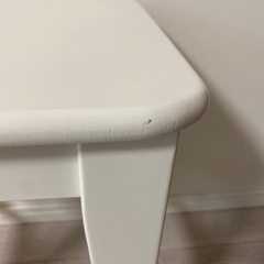 IKEA スツール 椅子 INGOLF ホワイトの画像