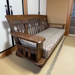 ウッドフレーム ソファセットの画像