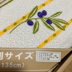 バスタオル他セットの画像