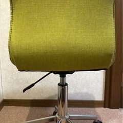 椅子　キャスター付き　グリーンの画像
