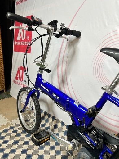 No.582パナソニックオフタイム BE-EHW07外装7段変速 折り畳み No.582