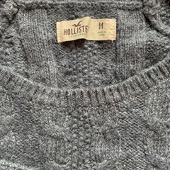 Hollister ケーブルニットワンピース Mの画像