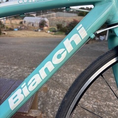 ビアンキ カメレオンテ クロスバイク サイズ43 前後チューブリアタイヤ新品の画像