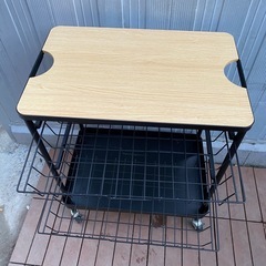 移動式　キッチンラックの画像