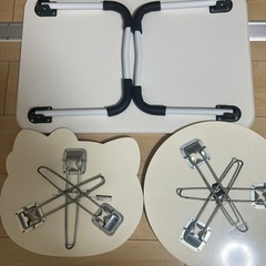 折りたたみ机　３つセットの画像